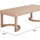 Zuo Leto Coffee Table Brown