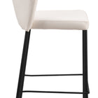 Zuo Linz Counter Stool (Set of 2) Cream