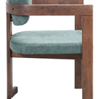 Zuo Poly Dining Chair Moss Gray & Walnut