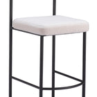 Zuo Livorno Counter Stool (Set of 2) Ivory