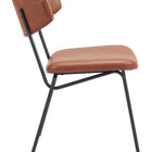 Zuo Charon Dining Chair (Set of 2) Vintage Brown