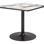 Zuo Caliza Dining Table Gray & Black