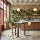 Zuo Verbena Barstool (Set of 2) Brown