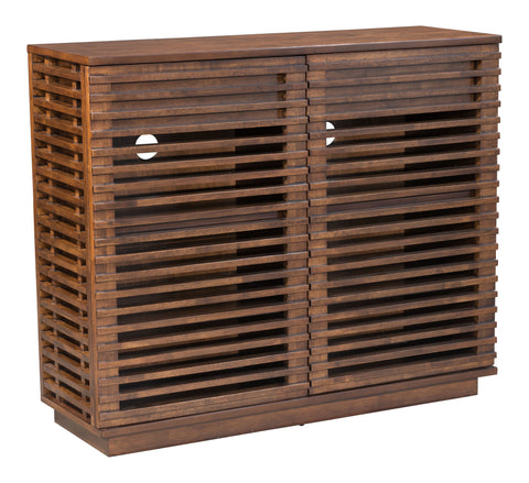 Zuo Linea Cabinet Walnut