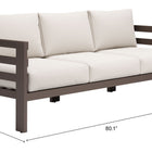 Zuo Bal Harbor Sofa White