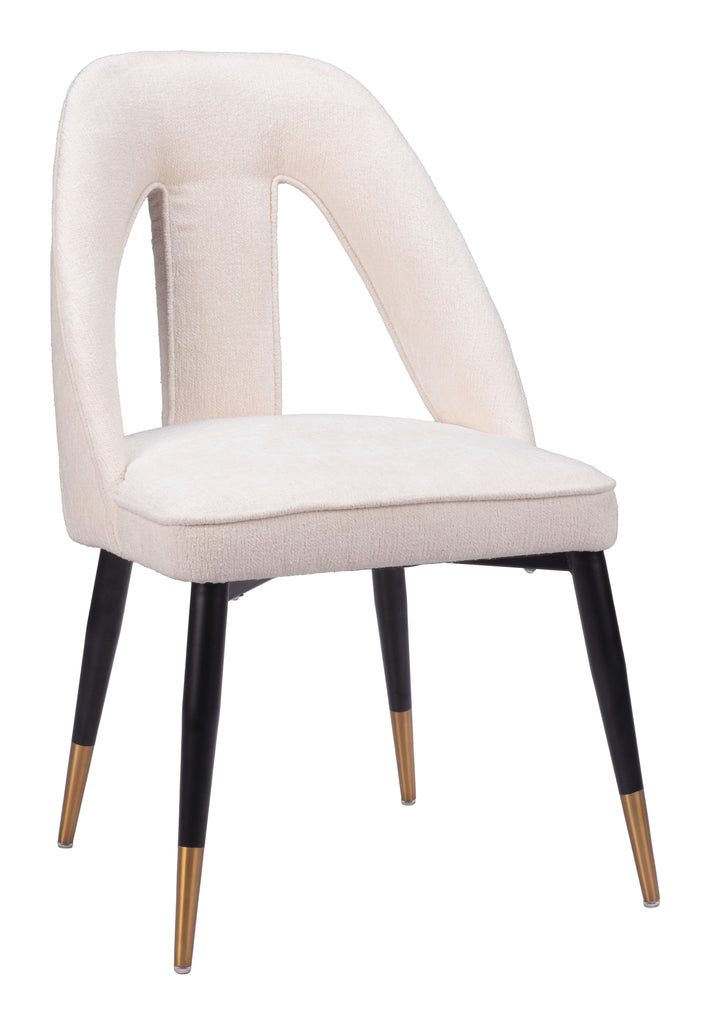 Zuo Artus Dining Chair Ivory