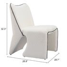 Zuo Novo Accent Chair Ivory