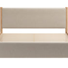 Zuo Hadi King Bed Beige & Natural