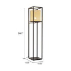 Zuo Yves Floor Lamp Gold & Black
