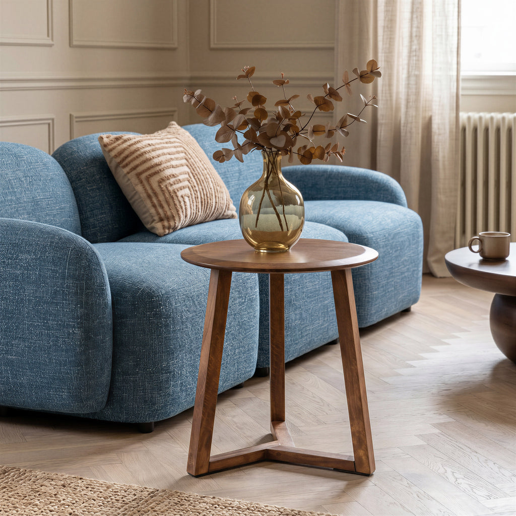 Zuo Macaria Side Table Walnut