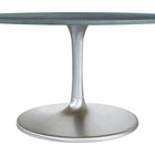 Zuo Metropolis Dining Table (60") Gray & Silver