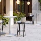 Zuo Midnight Wave Barstool White