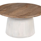 Zuo Goblet Coffee Table Brown & White