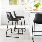 Zuo Smart Counter Stool (Set of 2) Black