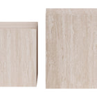 Zuo Cambro Coffee Table Set (2-Piece) Stone Beige