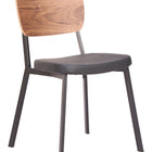 Zuo Ardenne Dining Chair (Set of 4) Black & Brown