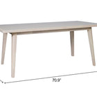Zuo Roms Dining Table Whitewashed