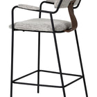 Zuo Couva Counter Stool (Set of 2) Gray Tweed