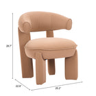 Zuo Cotsen Accent Chair Tan