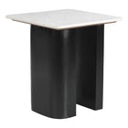 Zuo Fiora Side Table White & Black