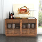 Zuo Linea Credenza Walnut