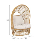 Zuo La Jolla Accent Chair White