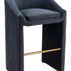 Zuo Emas Barstool Midnight Gray