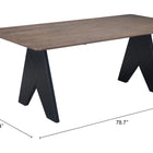 Zuo Lisse Rectangular Dining Table Espresso