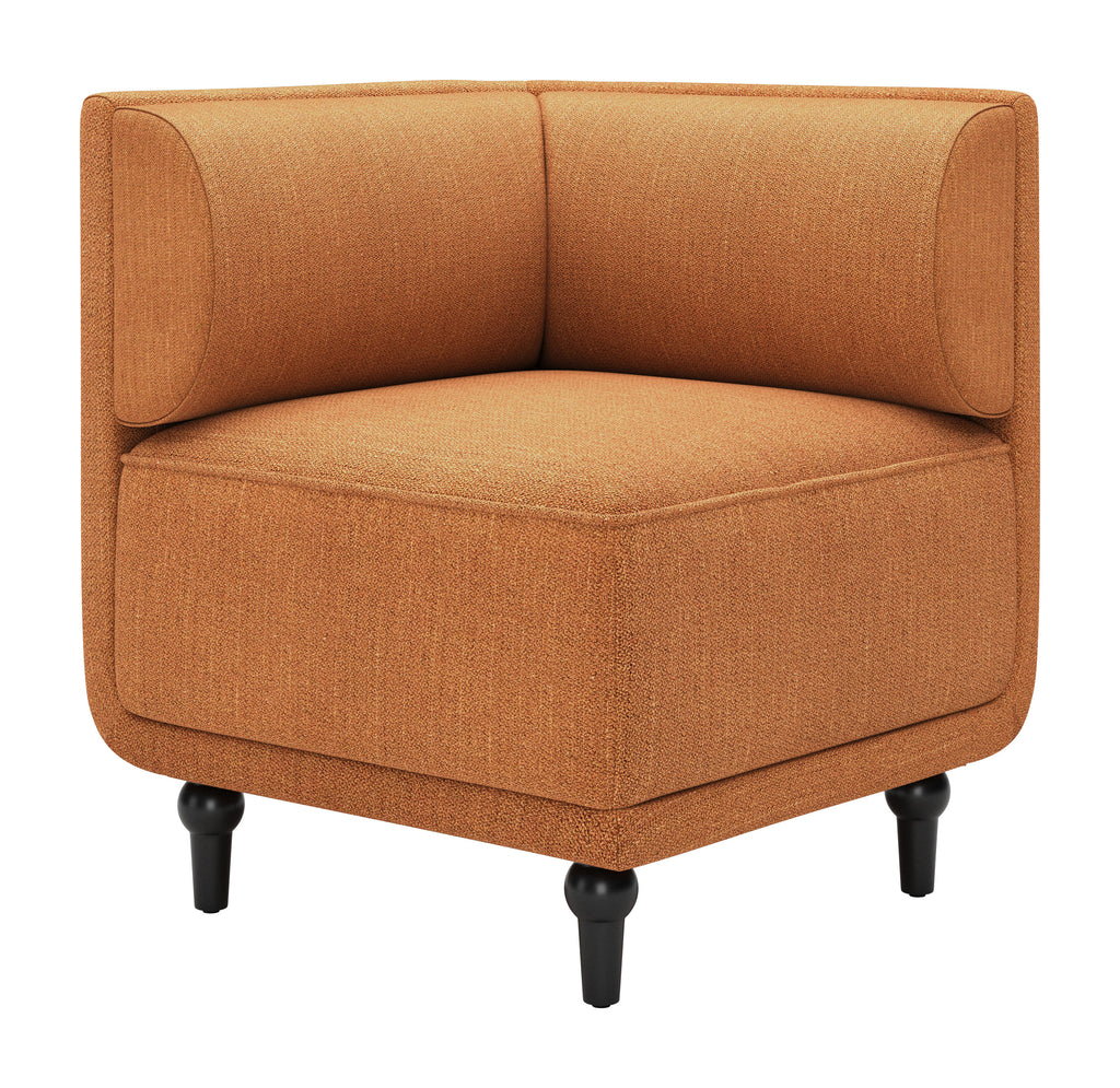 Zuo Malben Corner Chair Brown
