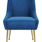 Zuo Maxine Dining Chair Navy Blue & Gold