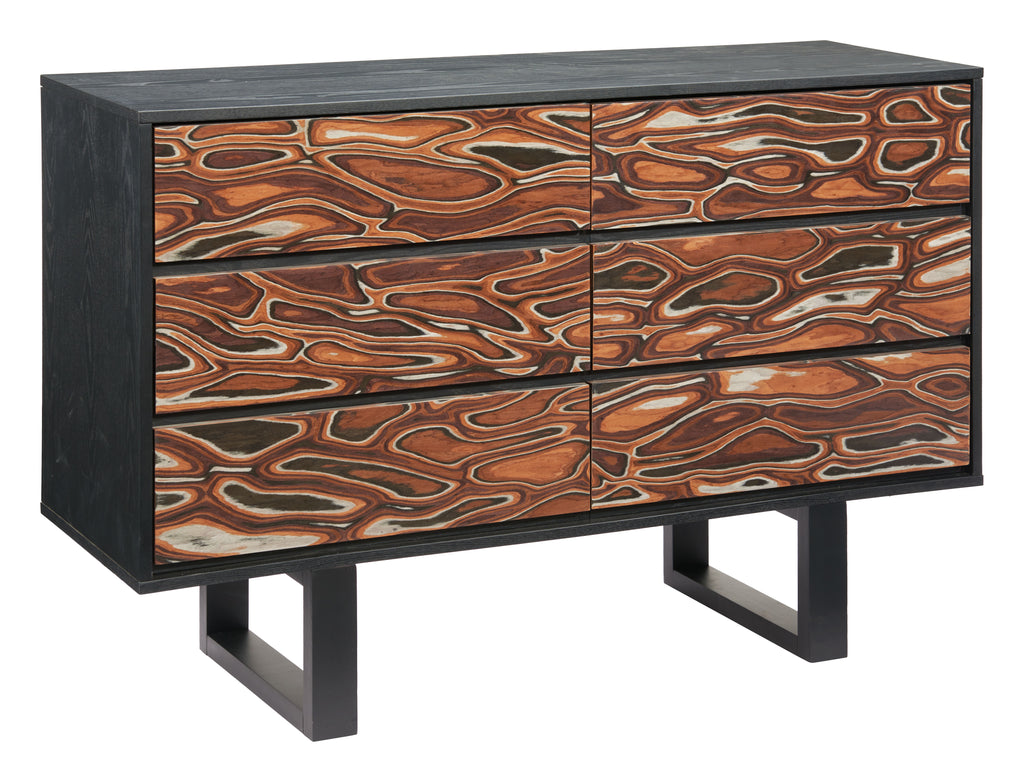 Zuo Aremi Dresser Brown & Black