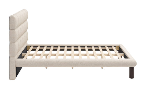 Zuo Placid Queen Bed Beige