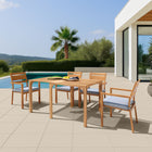 Zuo Riviera Extendable Dining Table Natural
