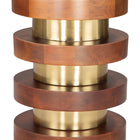 Zuo Marigot Side Table Walnut