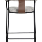 Zuo Couva Counter Stool (Set of 2) Gray Tweed