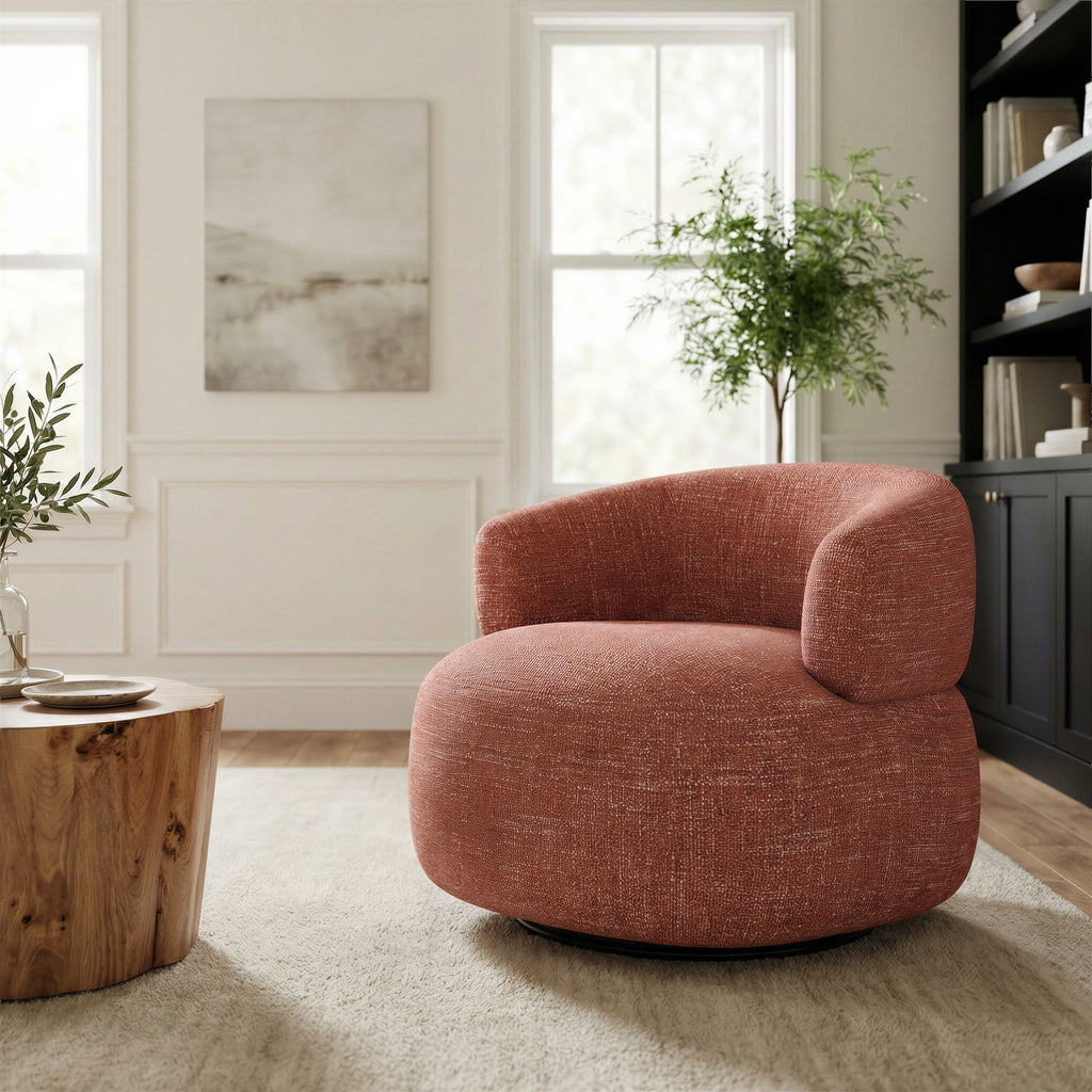 Zuo Venezia Swivel Chair Brown