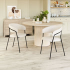 Zuo Josephine Dining Chair (Set of 2) Cream