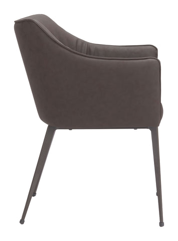 Zuo Belmont Dining Chair Brown
