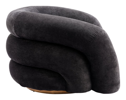 Zuo Havn Accent Chair Black