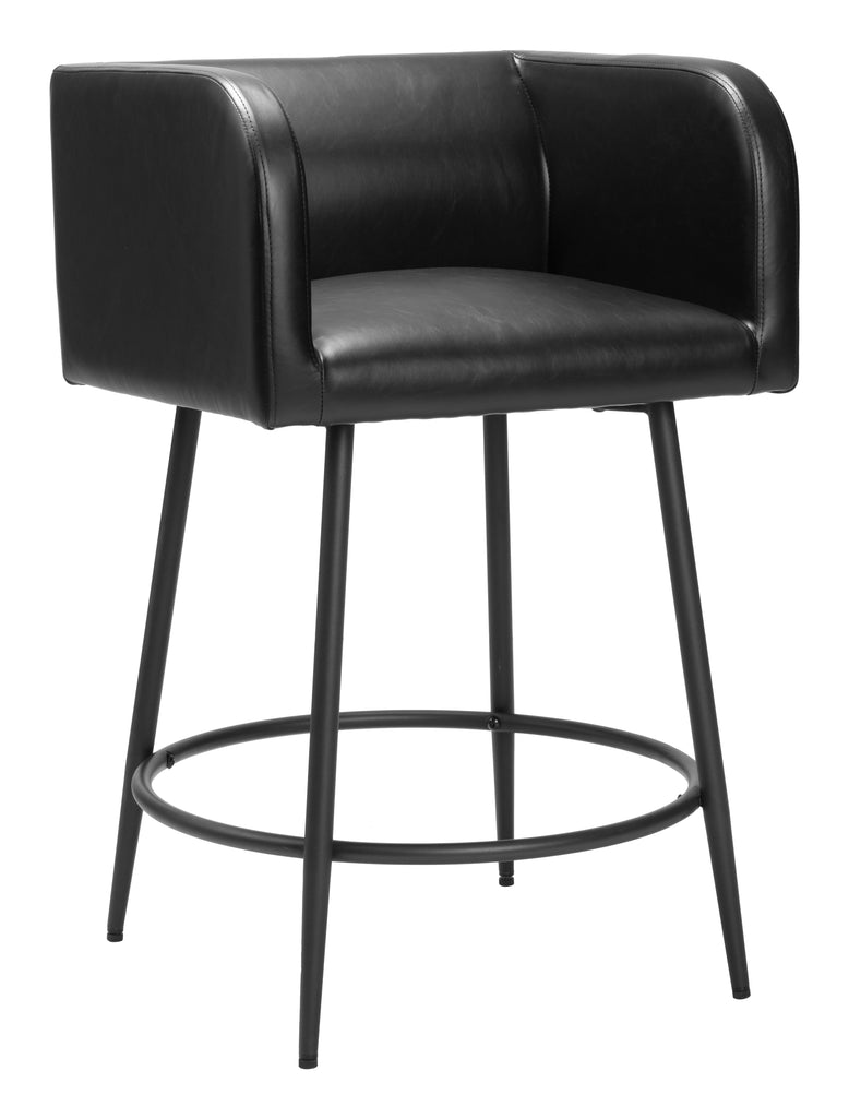 Zuo Horbat Counter Stool (Set of 2) Black