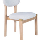 Zuo Rilou Dining Chair (Set of 2) White & Natural