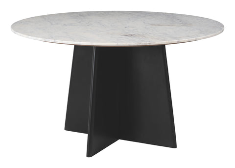 Zuo Strela Dining Table White & Black