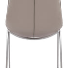 Zuo Magnus Dining Chair (Set of 2) Brown & Silver