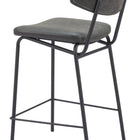 Zuo Charon Counter Stool (Set of 2) Vintage Black