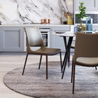 Zuo Ace Dining Chair (Set of 2) Brown & Walnut