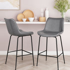 Zuo Byron Counter Stool Gray