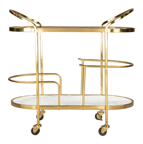 Zuo Antalya Bar Cart Multicolor