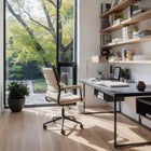 Zuo Auction Office Chair Beige