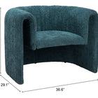 Zuo Viana Accent Chair Aquamarine