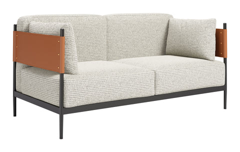 Zuo Stirbe Loveseat Gray
